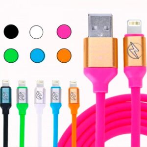Cabo USB Lightning para iPhone – Colorido e Resistente