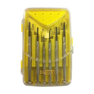 Jogo de Chave de Precisão com Estojo – 6 Peças DTools