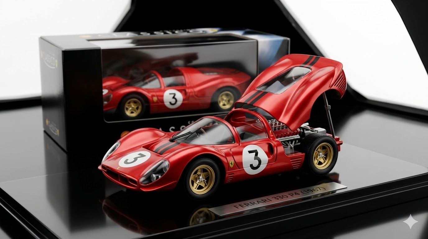 Ferrari 330 P4 (1967) - Vermelho - Escala 1:43